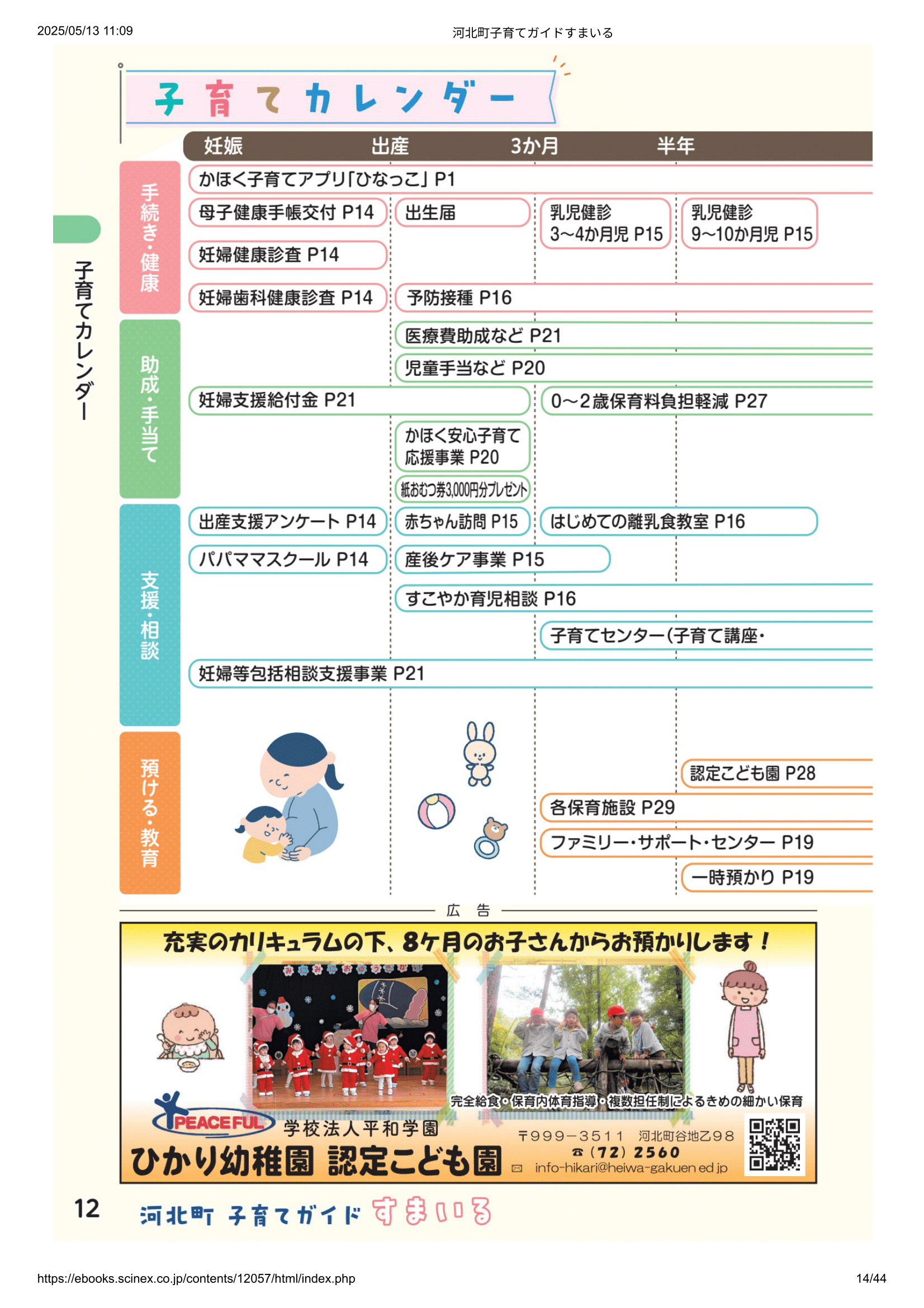 子育てガイド すまいる ページ13